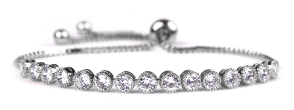 Classic Silver Tennis Bracelet