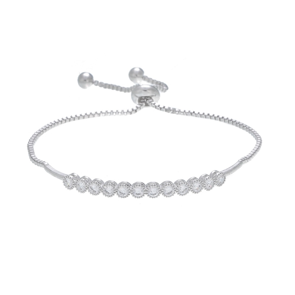 Delicate Round Crystal Bracelet