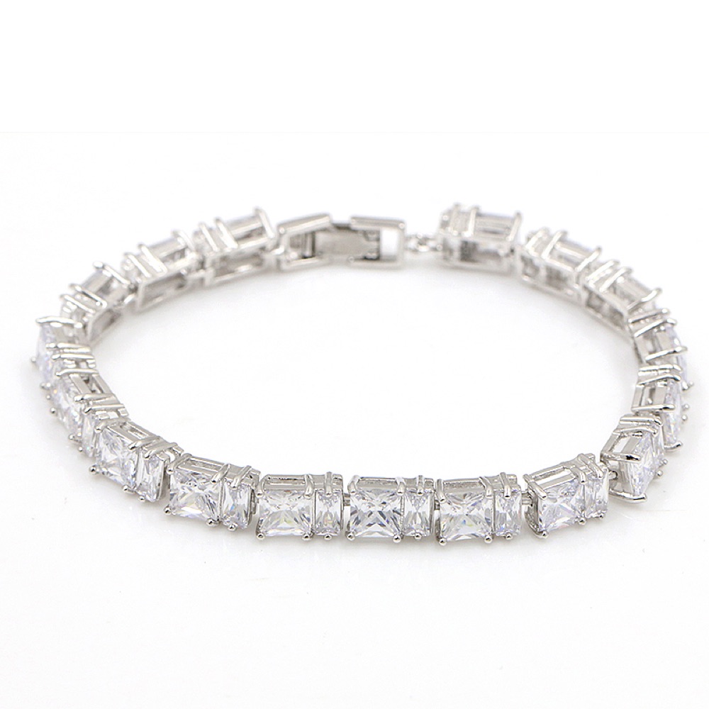 Emerald Cut Tennis Bracelet
