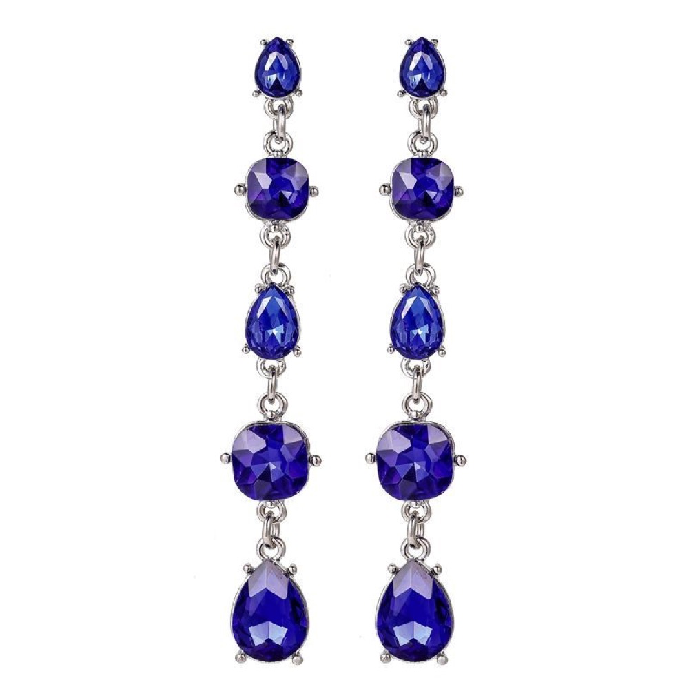 Formal Crystal Statement Earrings Style 03
