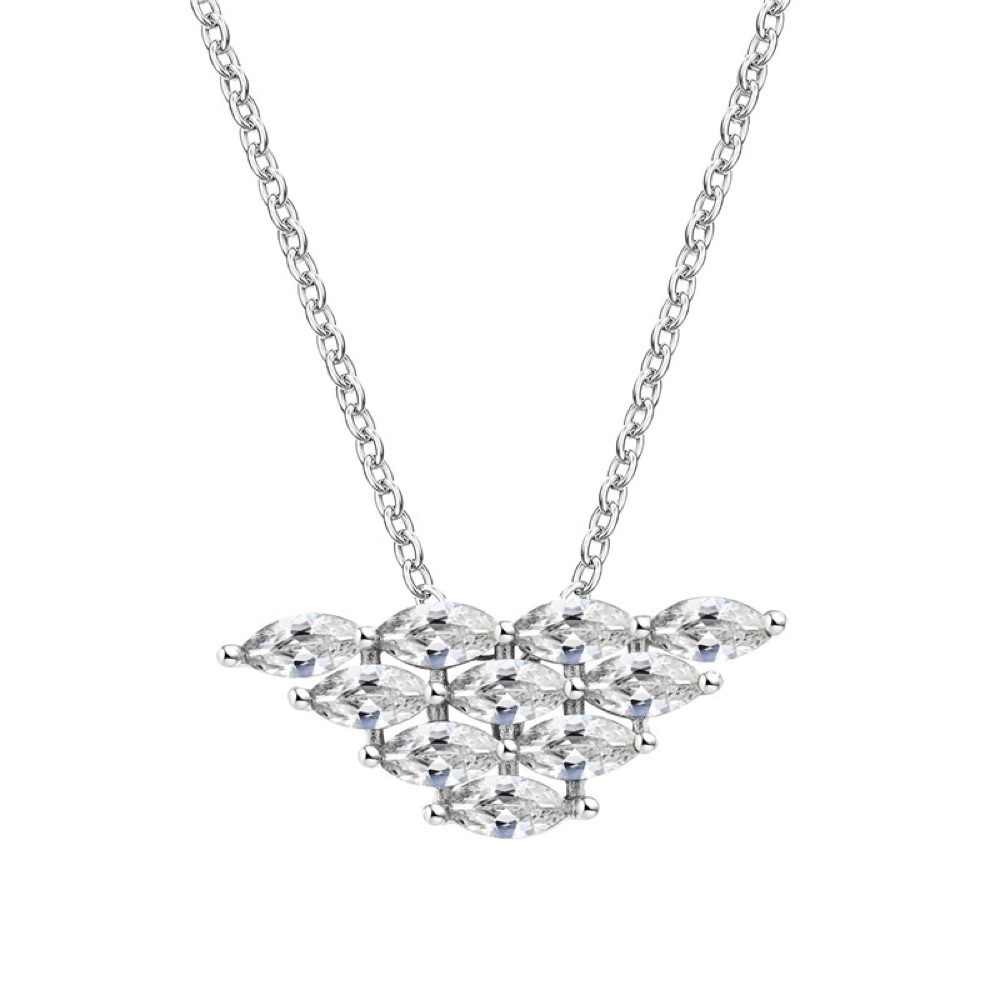 Marquise Fan Necklace Set