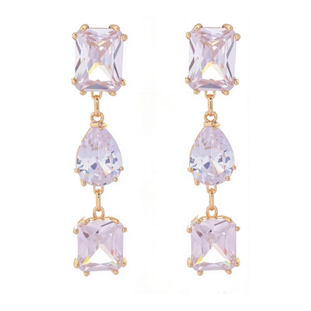Prom Blush Pink Huggie Earrings