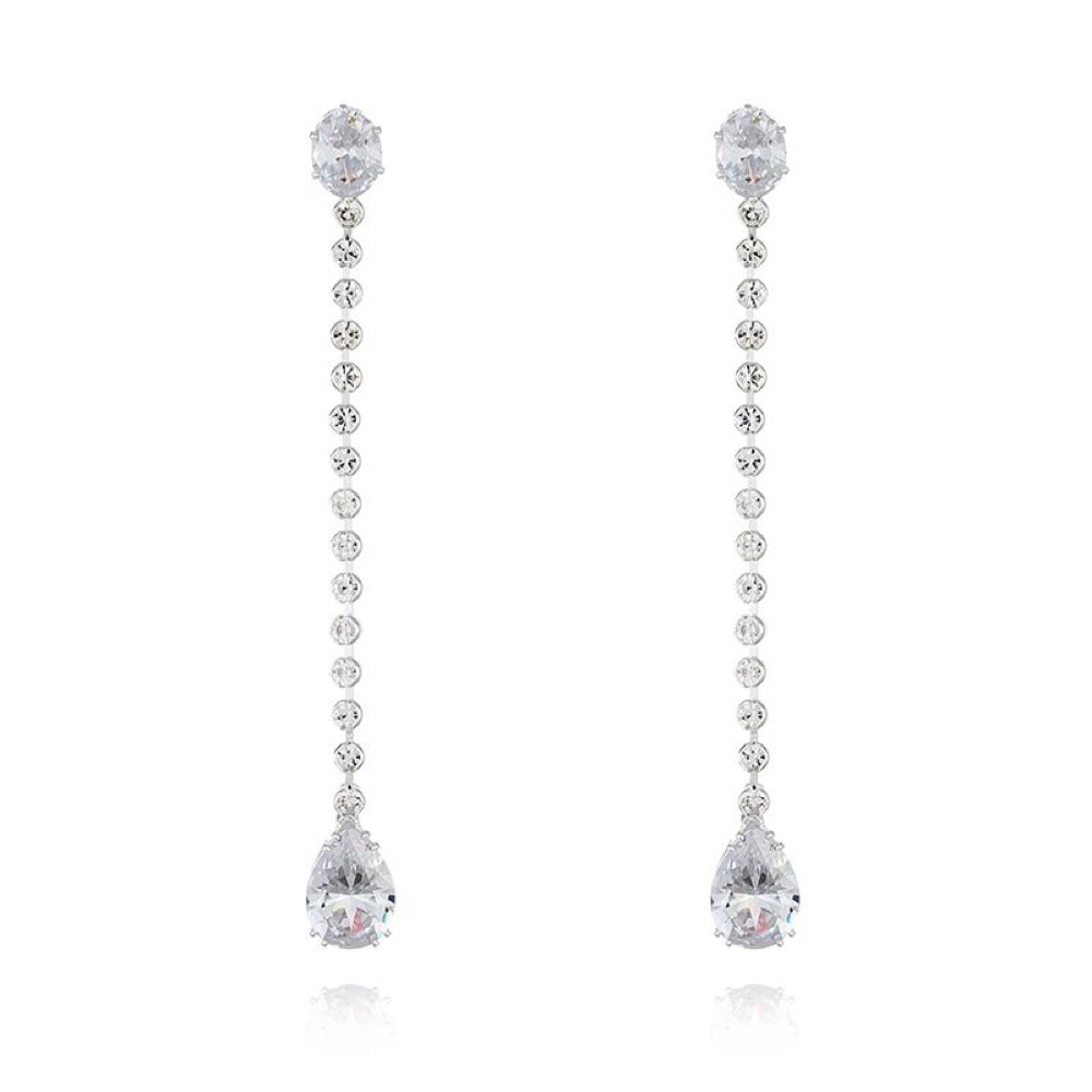 Prom Crystal Statement Earrings Style 02