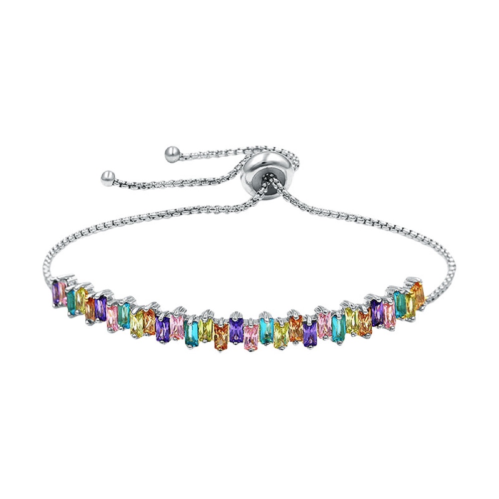 Rainbow Baguette Bracelet