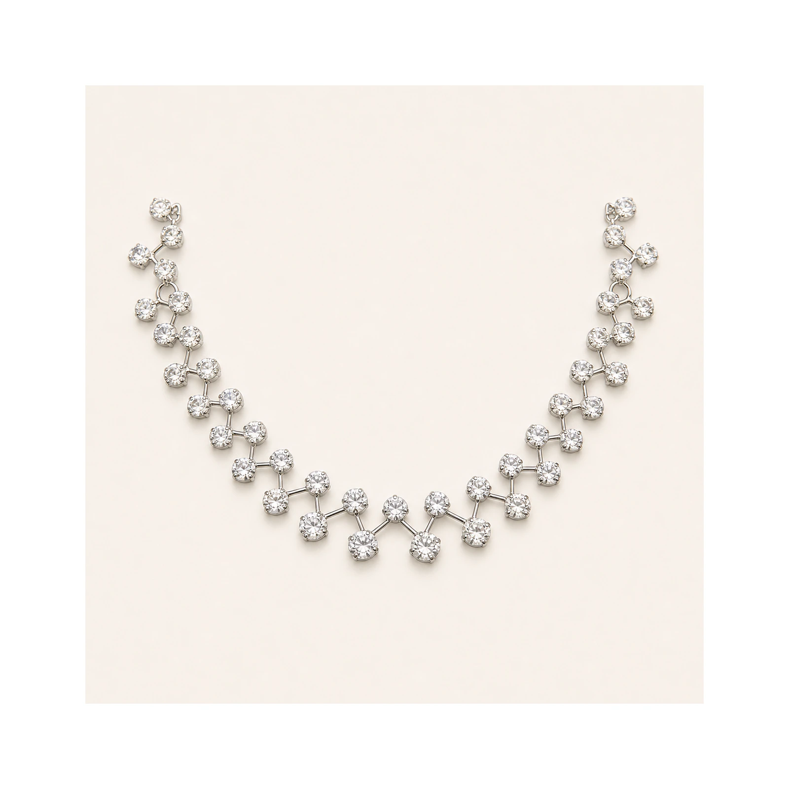 Short Crystal Occasion Necklace