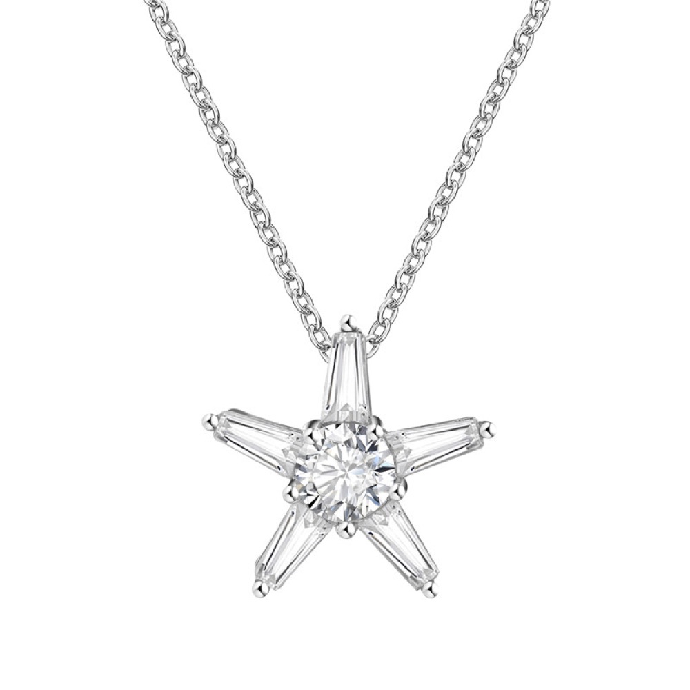 Starburst CZ Necklace Set
